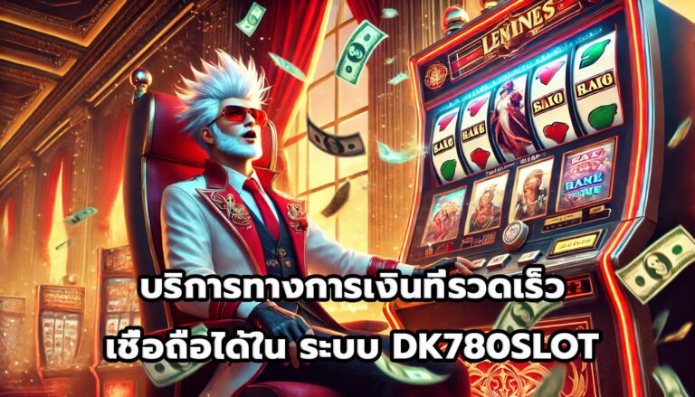 บริการทางการเงินที่รวดเร็วและเชื่อถือได้ใน ระบบ DK780SLOT-3